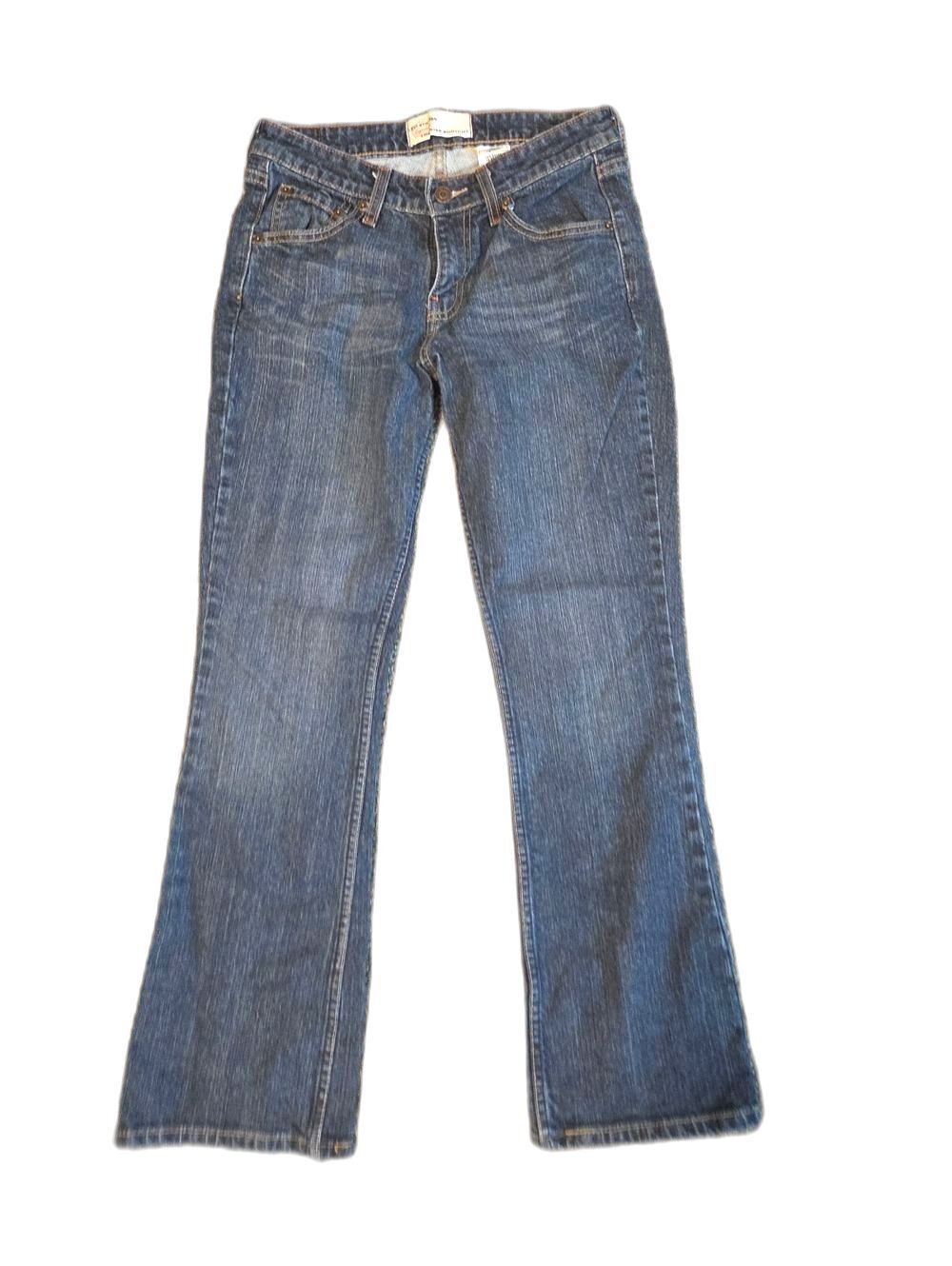 Levis Strauss Signature 4 Short Women's Dark Blue Jeans - Low-rise Bootcut